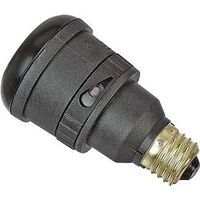 dusk to dawn flood photocell, black