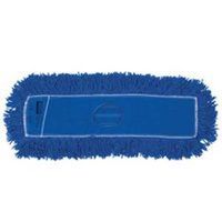 synthetic dust mop head, 5in. x 36in. blue