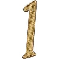 Brass House Number, # 1