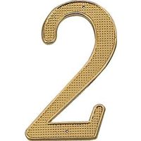 brass house number, #2