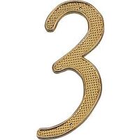 Brass House Number, #3