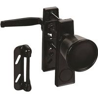 door knob & lever set, black