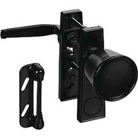 door knob & lever set, black