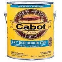 cabot ovt solid color oil stain, 1 gal dune gray