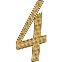 Brass House Number, # 4