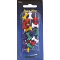 push pins assorted colors     