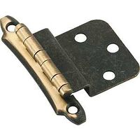 3/8in. inset antique english steel hinge