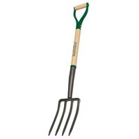 7335714 - FORK SPADING 4-TINE WOOD HNDL