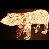 animated polar bear, 48in.