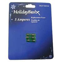 Replacement Fuses, 5 Amp 3 Pk