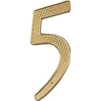 Brass House Number, #5