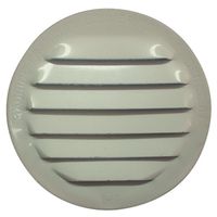 7346141 - 2IN RND WHT ALUM SCRN LOUVER