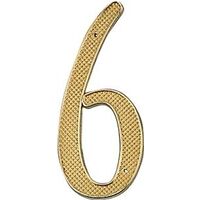 Brass House Number, #6