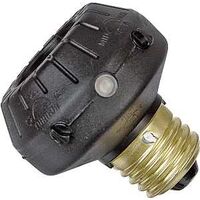 light control photo cell timer, black