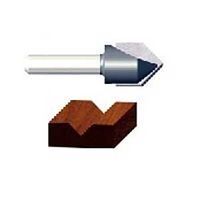 V Groove Router Bit, 1/2"