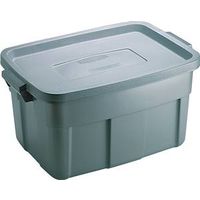 rubbermaid roughneck tote, 14 gal aqua