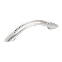 Open Arch Cabinet Pull, Satin Chrome