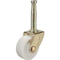 Stem Caster, 1 1/4" White Wheel
