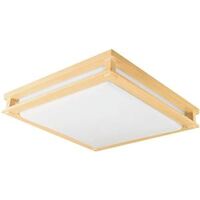 square ceiling fixture, maple