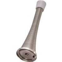 satin nickel heavy duty spring door stop