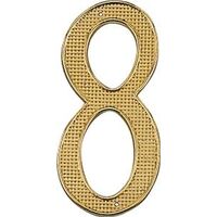 Brass House Number, #8
