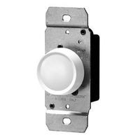 DIMMER RTRY 3-WAY 600W WHT    
