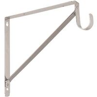 Shelf & Rod Bracket, 11in. x 12 5/8in. Chrome