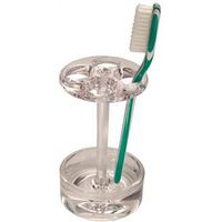 toothbrush stand, clear