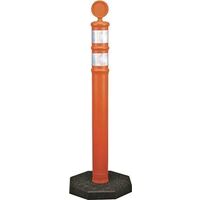 Delineator Post with Reflector Bands, 4in. x 42in.