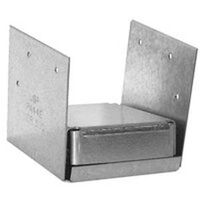 post anchor, 6in. x 6in. gold coated