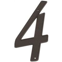 7451313 - 4" HOUSE NUMBER #4 BLACK