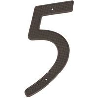 7455645 - 4" HOUSE NUMBER #5 BLACK