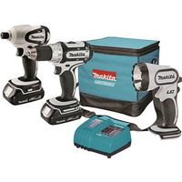 makita combination cordless tool kit, 18v