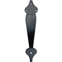 Ornamental Gate Pull, 10in. Black