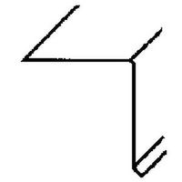 7478506 - C SHAPE 1.5 BRN STL DRIPEDGE10