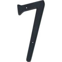 house number, #7 black