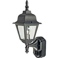 Cast Aluminum Motion Sensor Lantern, Black
