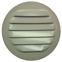 7526130 - 3IN RND WHT ALUM SCRN LOUVER