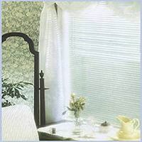mini blind,  31in. w x 64in. h alabaster