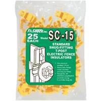 snug fit t-post insulator, yellow