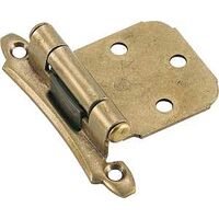 burn brass steel imperial hinge