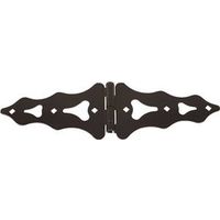 7537426 - 10IN ORNMNTL BLACK STRAP HINGE