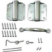 Adjustable Screen Door Set, Zinc