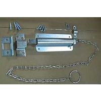 Steel Chain Bolt, 6in. Zinc