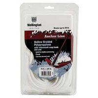 Poly Anchor Line with Hook, 3/8in. x 75