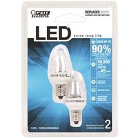 Feit Electric BPC7/LED Mercury Free Accent LED Lamp, 1 W, 120 V, GU10, 50000 hr