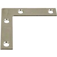 7624737-2.5X1/2 ZINC FLAT CORNER BRACE