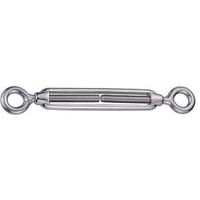 eye with turnbuckle, 1/4in. x 7 1/2in. stainless steel