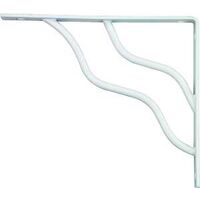 Modern Shelf Bracket, 7in. x 8in. White