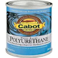 Cabot Water Based Polyurethane, 1/2 Pt Satin